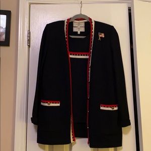 Vintage Patriotic St John Knit Set